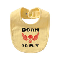 Thumbnail for Born To Fly SKELETON Designed Baby Saliva & Feeding Towels