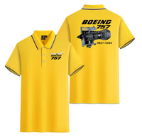 Thumbnail for Boeing 757 & Rolls Royce Engine (RB211) Designed Stylish Polo T-Shirts (Double-Side)