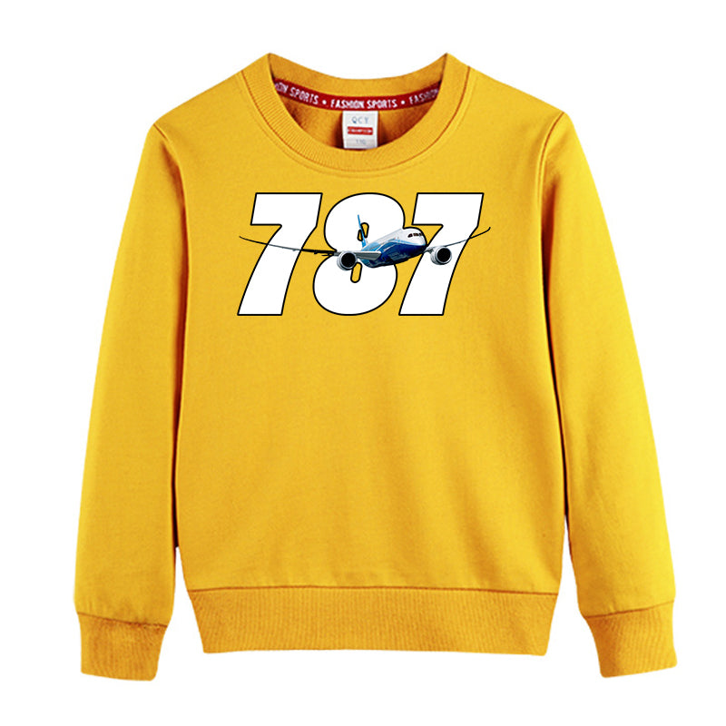 Super Boeing 787 Designed "CHILDREN" Sweatshirts