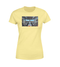 Thumbnail for Embraer E190 Cockpit Designed Women T-Shirts