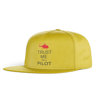 Thumbnail for Trust Me I'm a Pilot (Helicopter) Designed Snapback Caps & Hats
