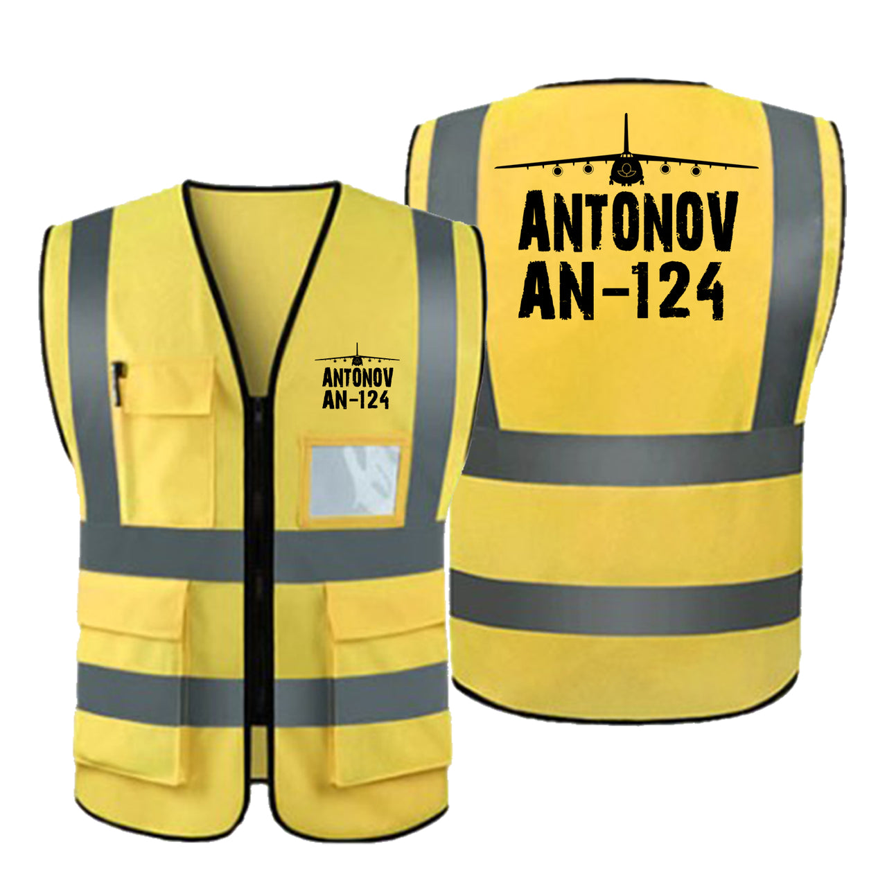 Antonov AN-124 & Plane Designed Reflective Vests