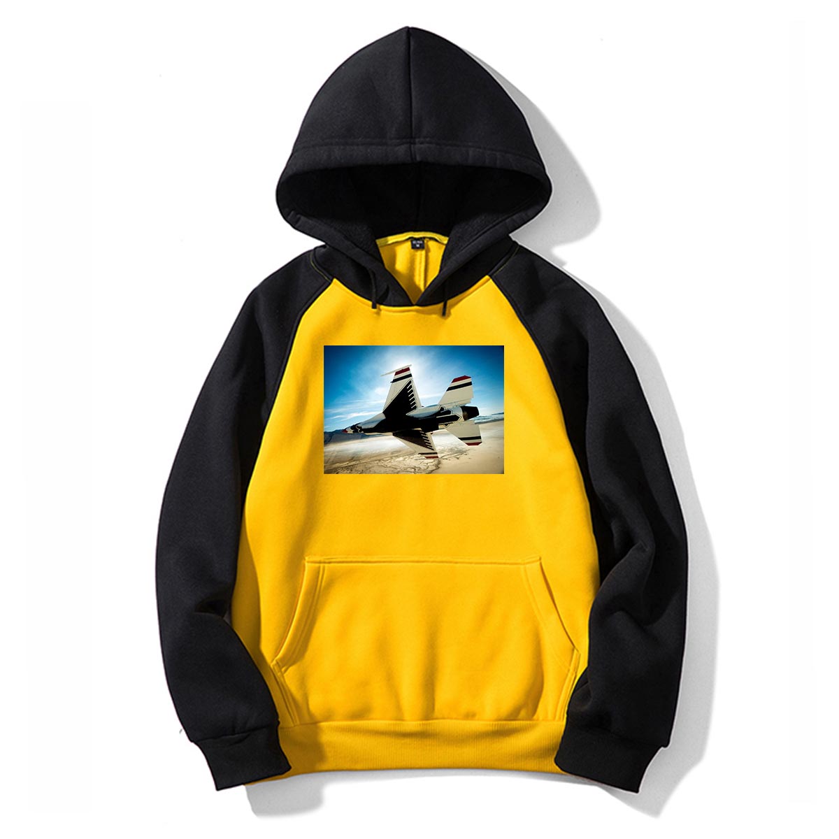 Turning Right Fighting Falcon F16 Designed Colourful Hoodies