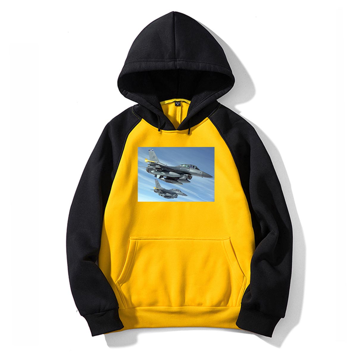 Two Fighting Falcon Designed Colourful Hoodies