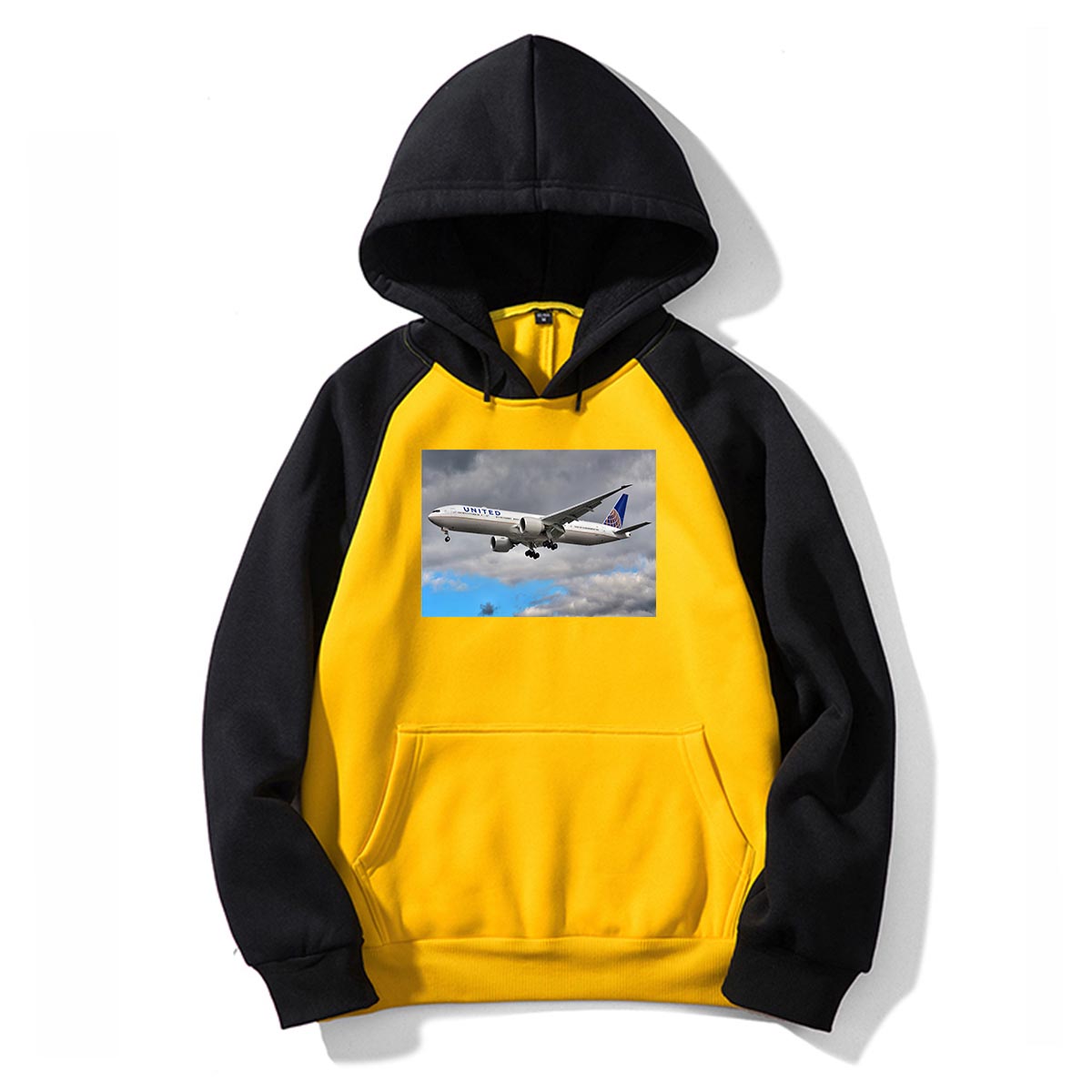 United Airways Boeing 777 Designed Colourful Hoodies