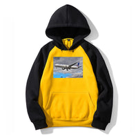 Thumbnail for United Airways Boeing 777 Designed Colourful Hoodies