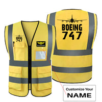 Thumbnail for Boeing 747 & Plane Designed Reflective Vests