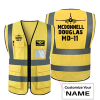 Thumbnail for McDonnell Douglas MD-11 & Plane Designed Reflective Vests