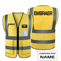 Thumbnail for Embraer & Text Designed Reflective Vests