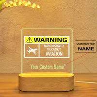 Thumbnail for Warning May Constantly Talk About Aviation Designed Night Lamp