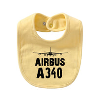 Thumbnail for Airbus A340 & Plane Designed Baby Saliva & Feeding Towels