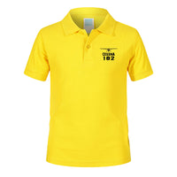 Thumbnail for Cessna 182 & Plane Designed Children Polo T-Shirts