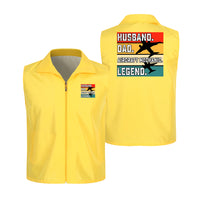 Thumbnail for Husband & Dad & Aircraft Mechanic & Legend Designed Thin Style Vests