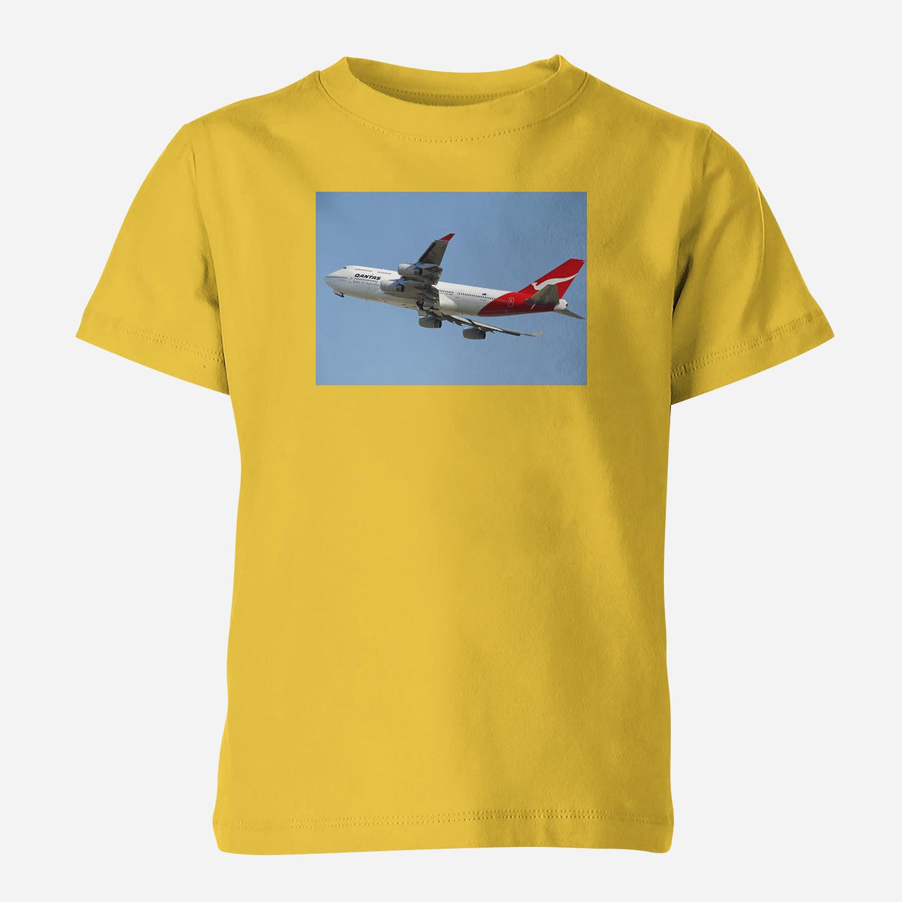 Departing Qantas Boeing 747 Designed Children T-Shirts