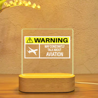 Thumbnail for Warning May Constantly Talk About Aviation Designed Night Lamp