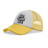 Thumbnail for Eat Sleep Fly Designed Trucker Caps & Hats