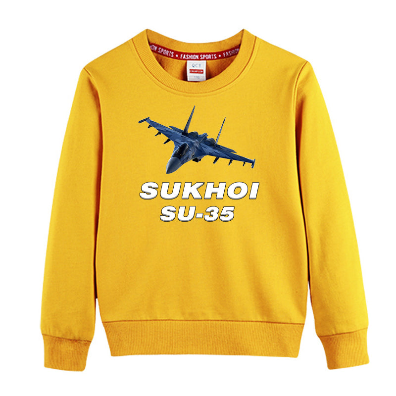 The Sukhoi SU-35 Designed "CHILDREN" Sweatshirts