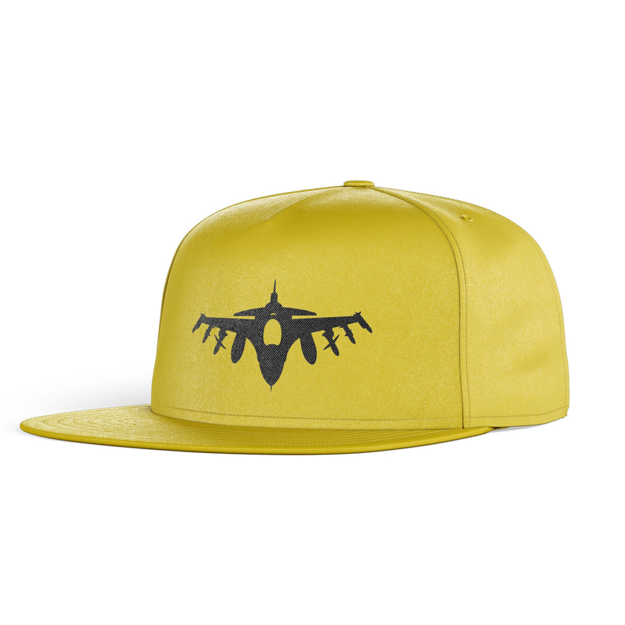 Fighting Falcon F16 Silhouette Designed Snapback Caps & Hats