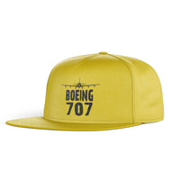 Thumbnail for Boeing 707 & Plane Designed Snapback Caps & Hats