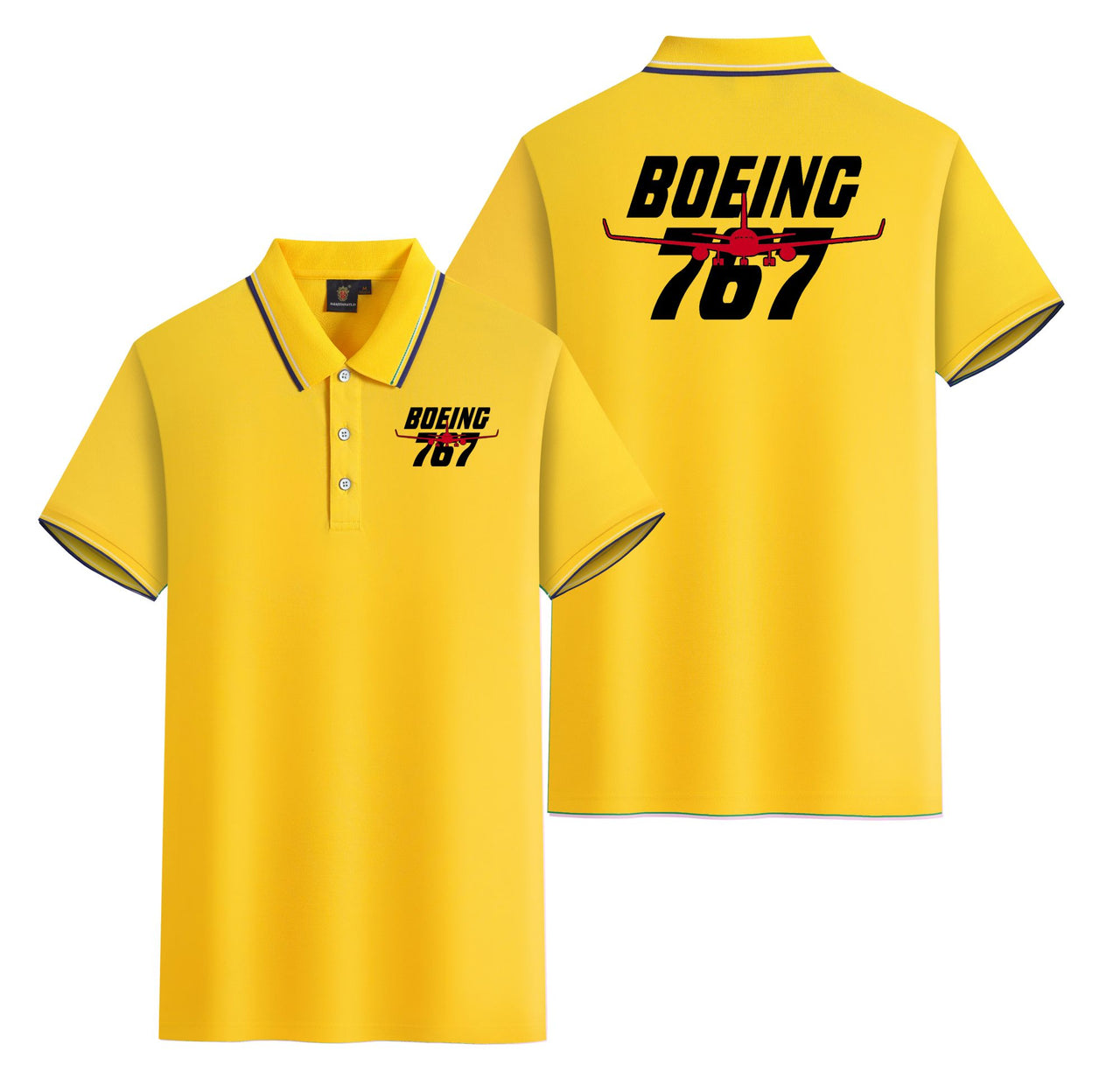 Amazing Boeing 767 Designed Stylish Polo T-Shirts (Double-Side)