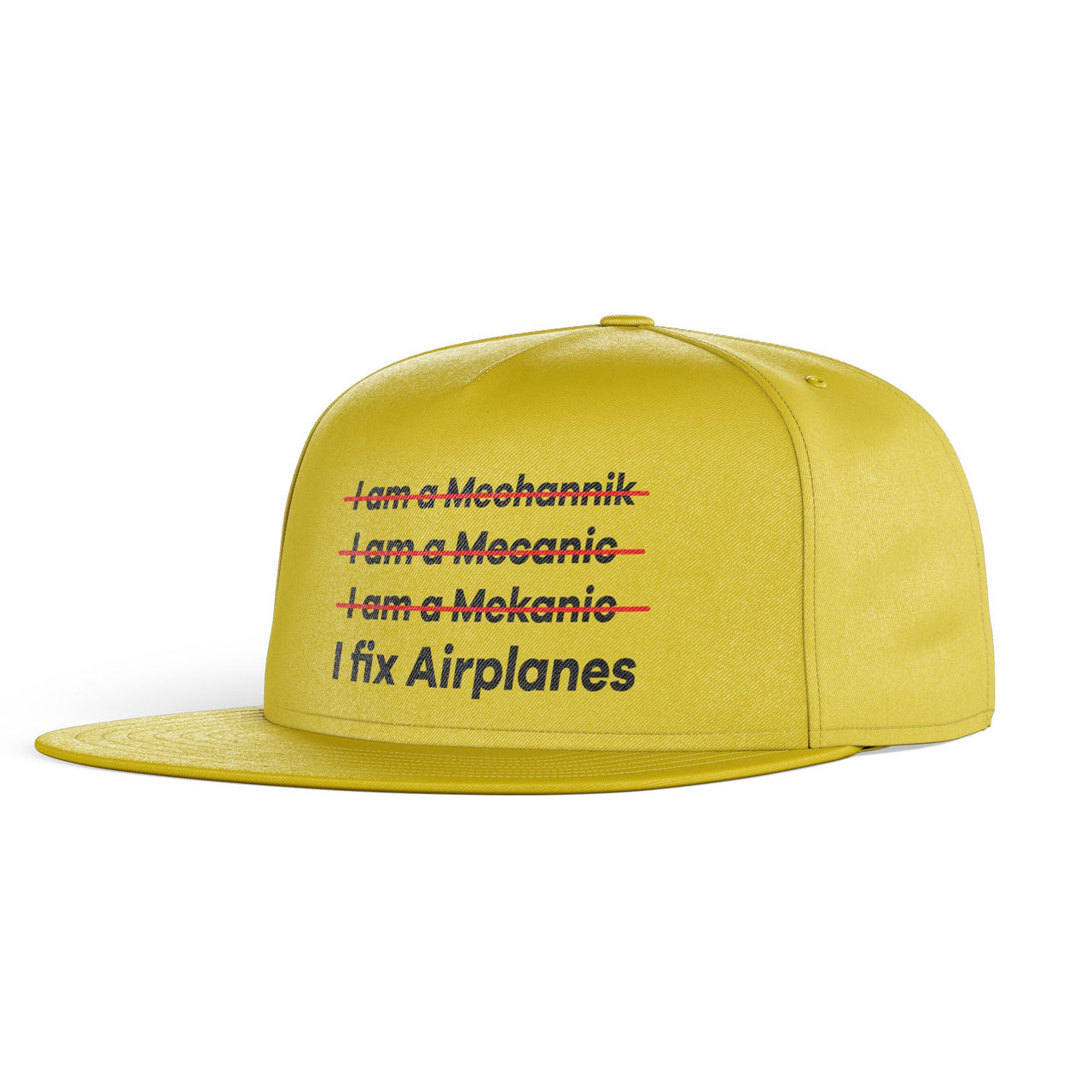 I Fix Airplanes Designed Snapback Caps & Hats