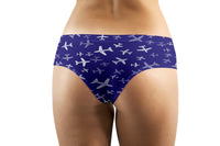 Thumbnail for Different Sizes Seamless Airplanes Designed Women Panties & Shorts