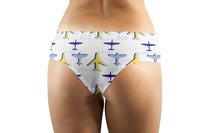 Thumbnail for Very Colourful Airplanes Designed Women Panties & Shorts