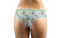 Thumbnail for Motivational Travel Badges Designed Women Panties & Shorts