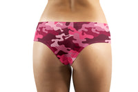 Thumbnail for Military Camouflage Red Designed Women Panties & Shorts