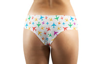 Thumbnail for Cheerful Seamless Airplanes Designed Women Panties & Shorts