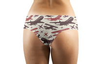 Thumbnail for Vintage & Jumbo Airplanes Designed Women Panties & Shorts