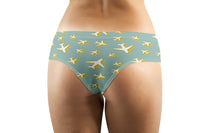 Thumbnail for Mixed Size Airplanes Designed Women Panties & Shorts