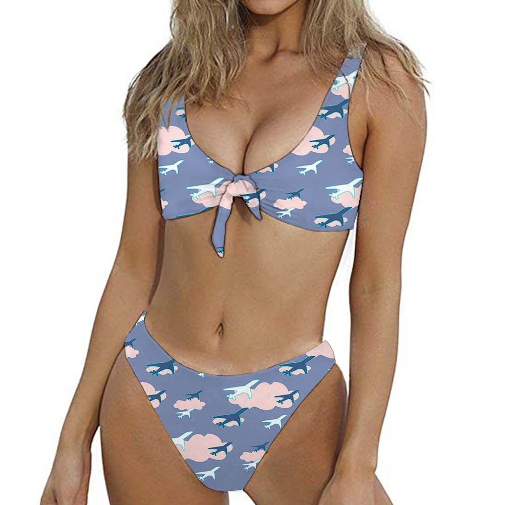 Cool & Super Airplanes (Vol2) Designed Women Sexy Bikini Set Swimsuit