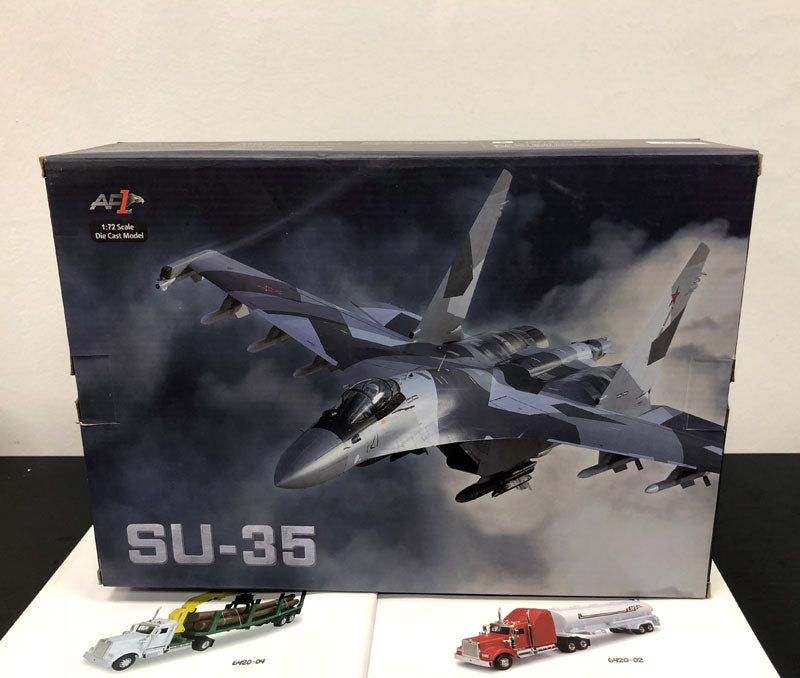 Sukhoi Su-35 Flanker-E Fighter 1/100 Scale Diecast Aircraft Model